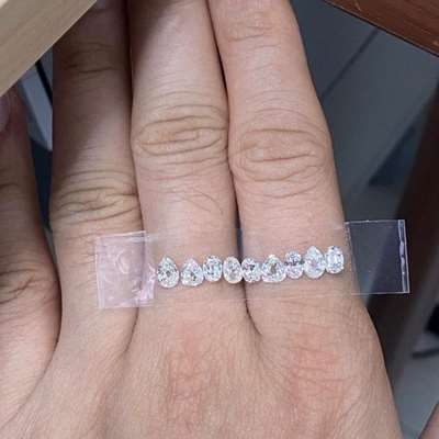 2.58ct Total 9pcs GH Color VVS-VS Clarity Mix Shape Antique Cut Diamonds