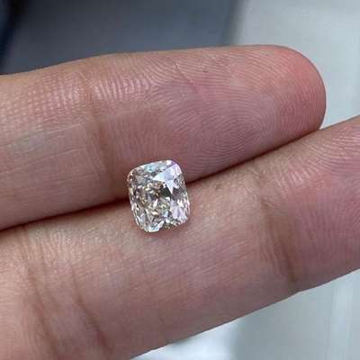 1.52ct GIA Certified L Color SI1 Clarity Old Miner Cushion Cut Diamond (J)