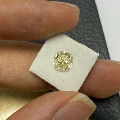 1.11ct GIA Certified U To V Range VS2 Clarity Old Miner Cushion Cut Diamond 