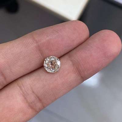 1.33ct GIA Certified L Color SI1 Clarity Antique Cut Round Shape Diamond