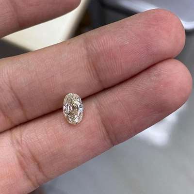 1.10ct GIA Certified M Color SI2 Clarity Old Miner Oval Shape Diamond
