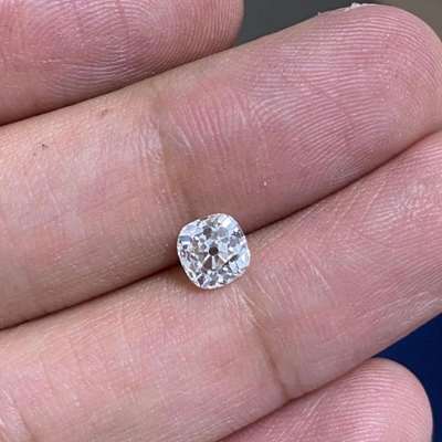 1.01ct GIA Certified L Color VS1 Clarity Old Miner Cushion Cut Diamond